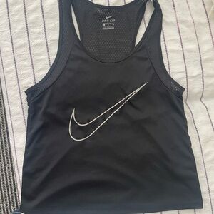 Nike Women's Black Dri-FIT Tank Top